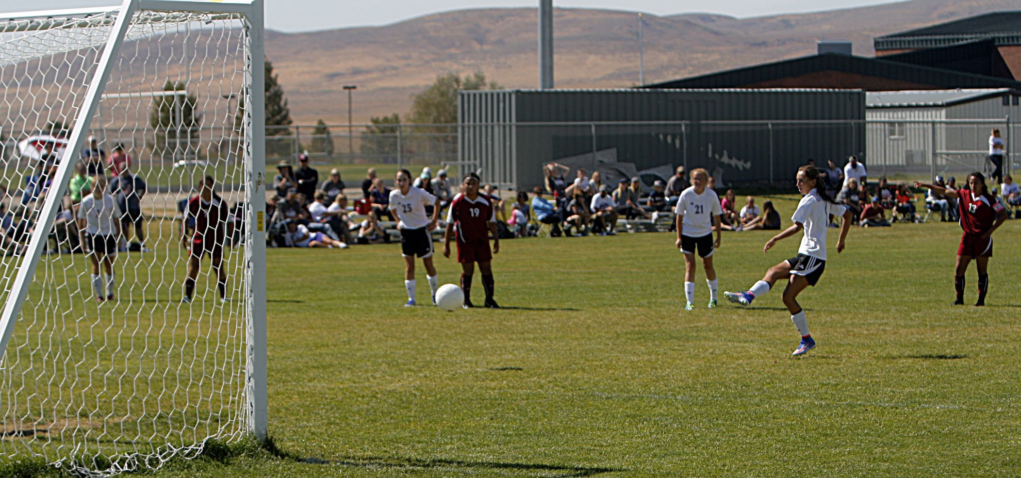 Kaitlyn McLeod penalty kick